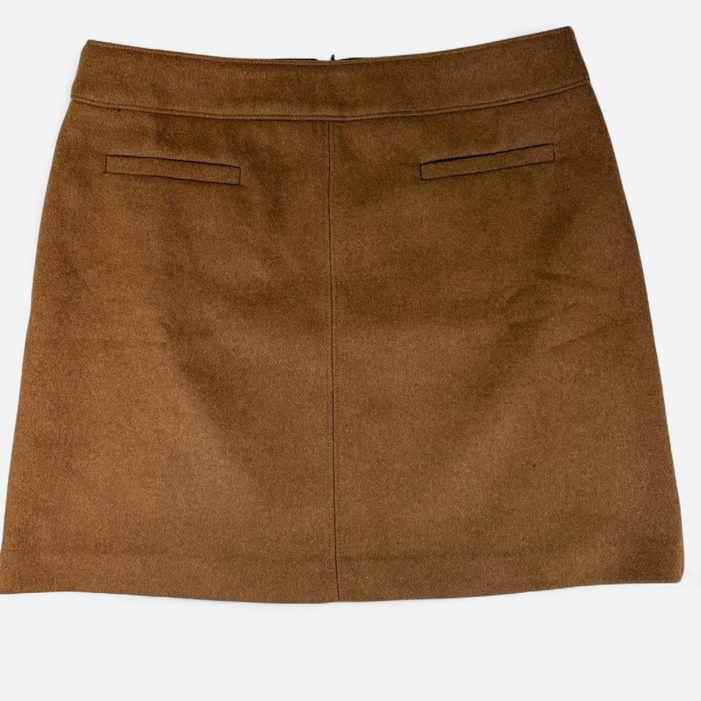 LOFT Camel Brown Wool-blend Sz:10 A-line Lined Business Casual